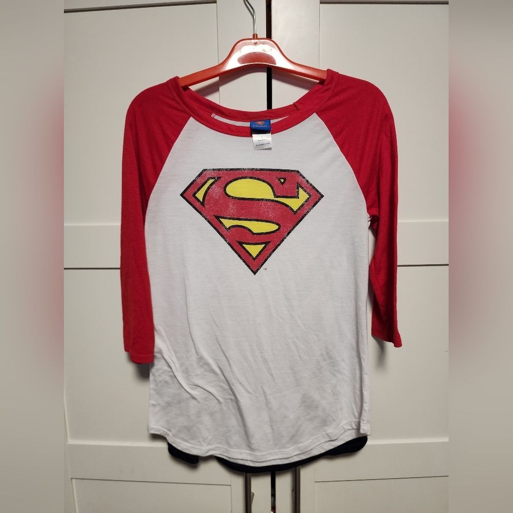 Superman Shirt with Cape Large